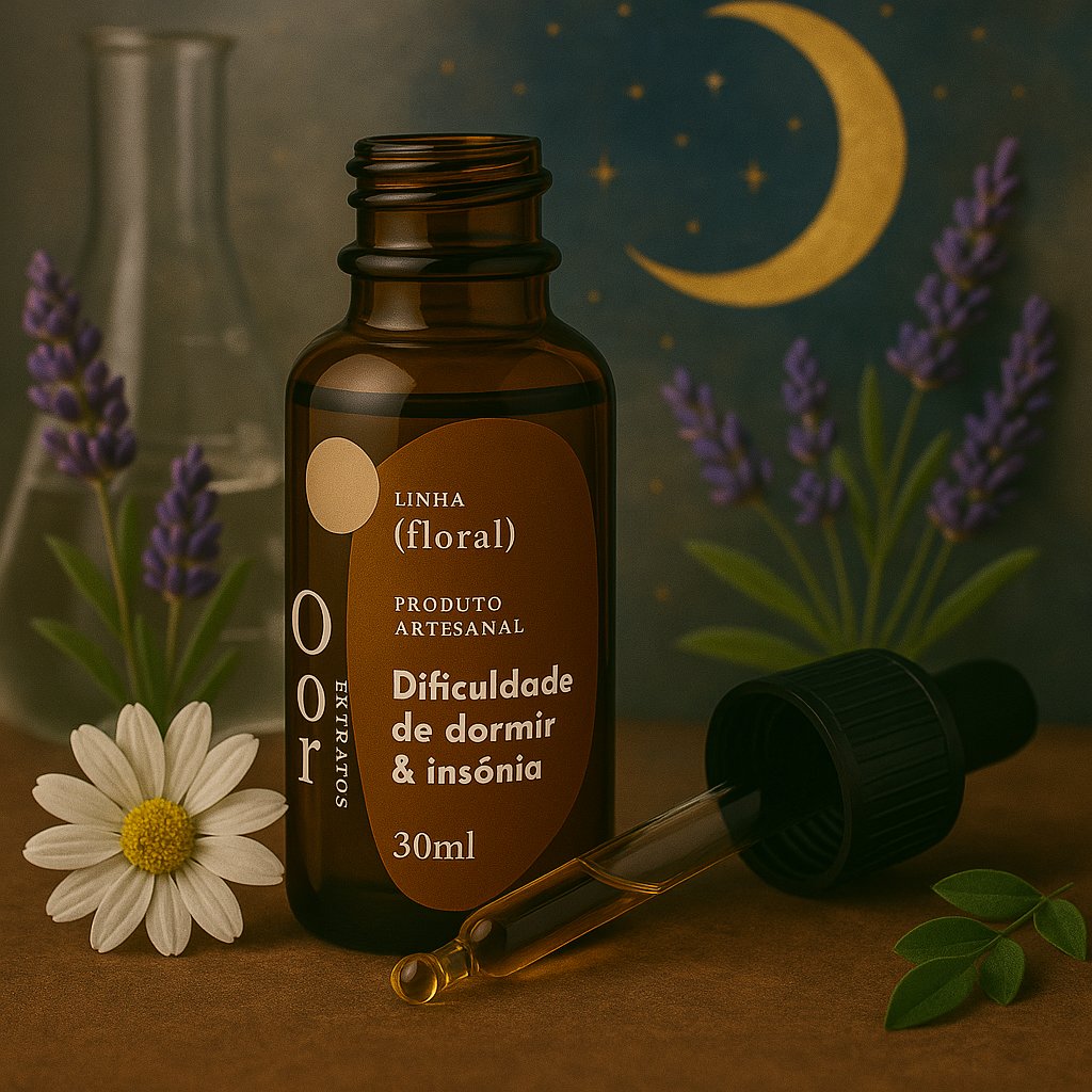 Floral Oor Extratos - Dificuldade de Dormir & Insônia