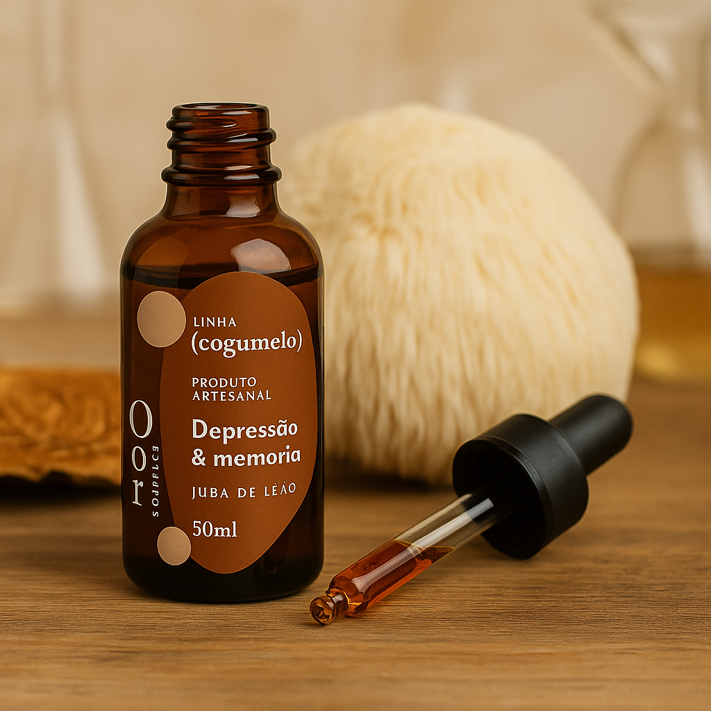 Extrato Cogumelo - Juba de Leão | Depressão e Memória