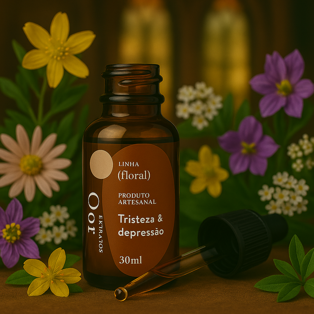 Floral Oor Extratos - Tristeza & Depressão